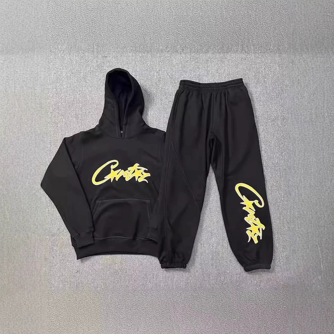 2024 трансграничная электронная коммерция, европейский и американский модный бренд, свободный костюм с капюшоном и буквенным принтом для мужчин и женщин, пары