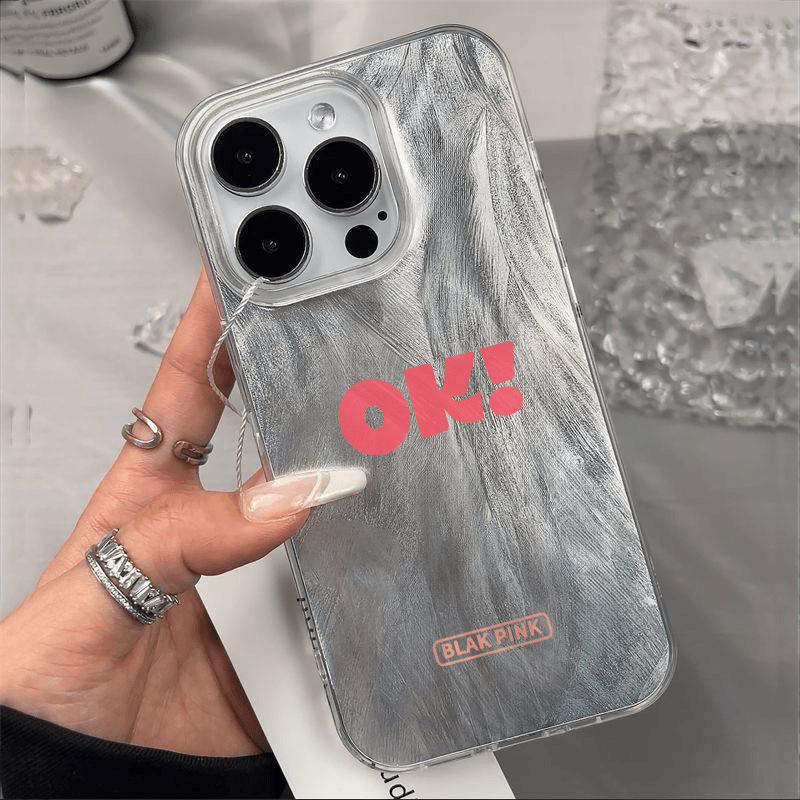 Ok Suitable for Apple 16Promax Phone Case Iphone15 Hard Case 1413 Large Hole 12 Simple 11 Anti-Drop Durable Ok Suitable for Apple 16Promax Phone Case Iphone15 Hard Case 1413 Large Hole 12 Simple 11 Anti-Drop Durable