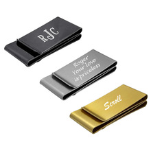 �羳Money clip 60x26x12mm���۲��P����z��ɫ�X�Aһ���D��Logo