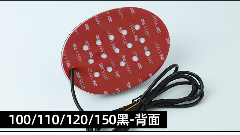 Suitable for Lexus ES250 LX570 CTNX200 crystal LED dynamic flowing light tail box emblem and front grille badge