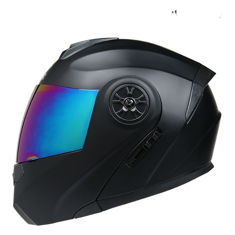 Casco de bicicleta eléctrica ORZ, gris, unisex, integral, para todas las estaciones, abierto, con doble visera, protección solar para ciclismo.