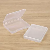 Transparent plastic sponge, storage box, blade