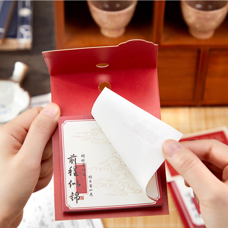 Recoger el cuaderno de notas cuadrado, el mundo de las flores, el mensaje de la oficina, el examen del estudiante puede rasgar el papel de notas de cuentas de alto valor