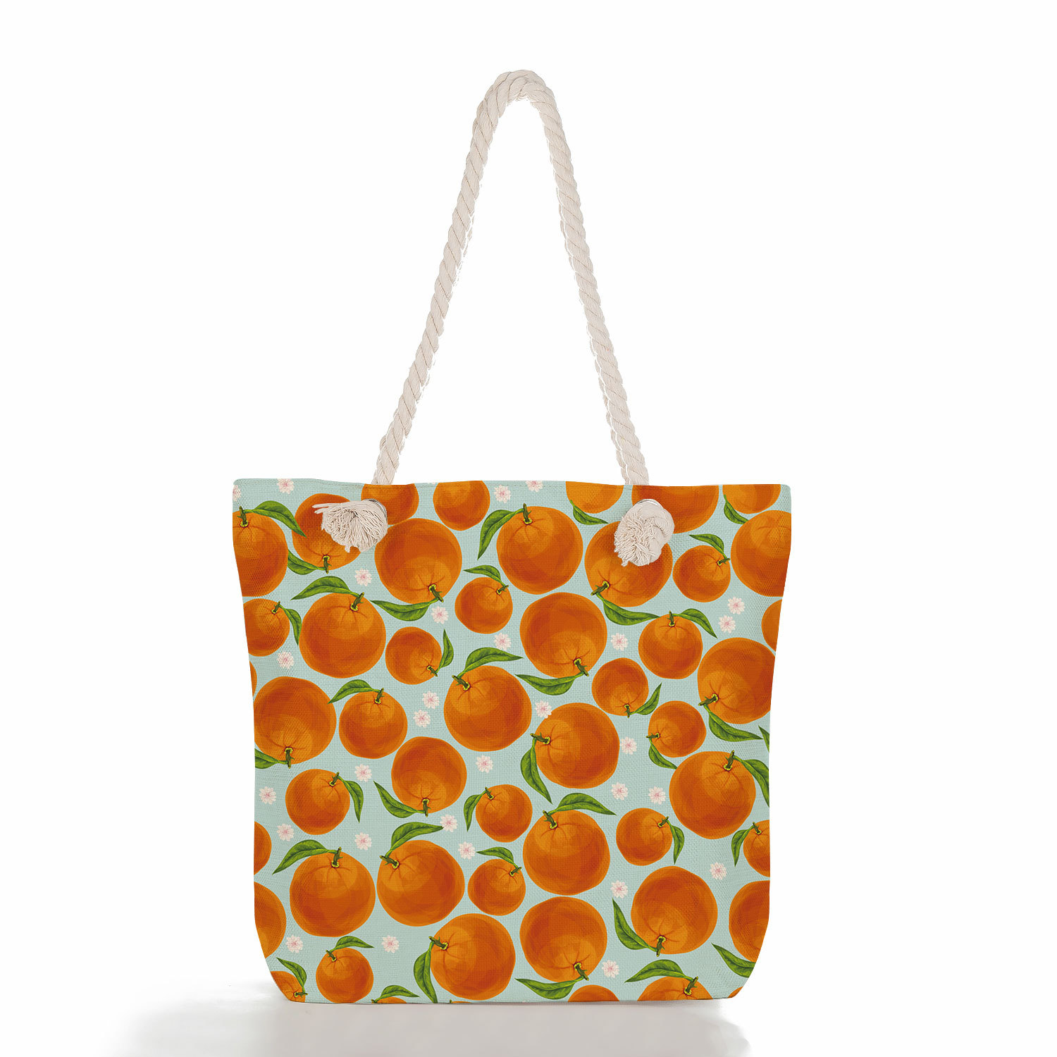 Women's Cotton And Linen Fruit Strawberry Cute Square Zipper Tote Bag display picture 15
