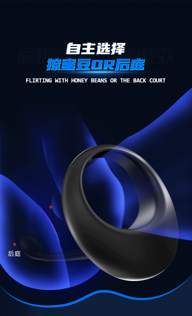 Remote Control Vibrating Prostate Massager with Silicone Body and Locking Ring — detail image 13