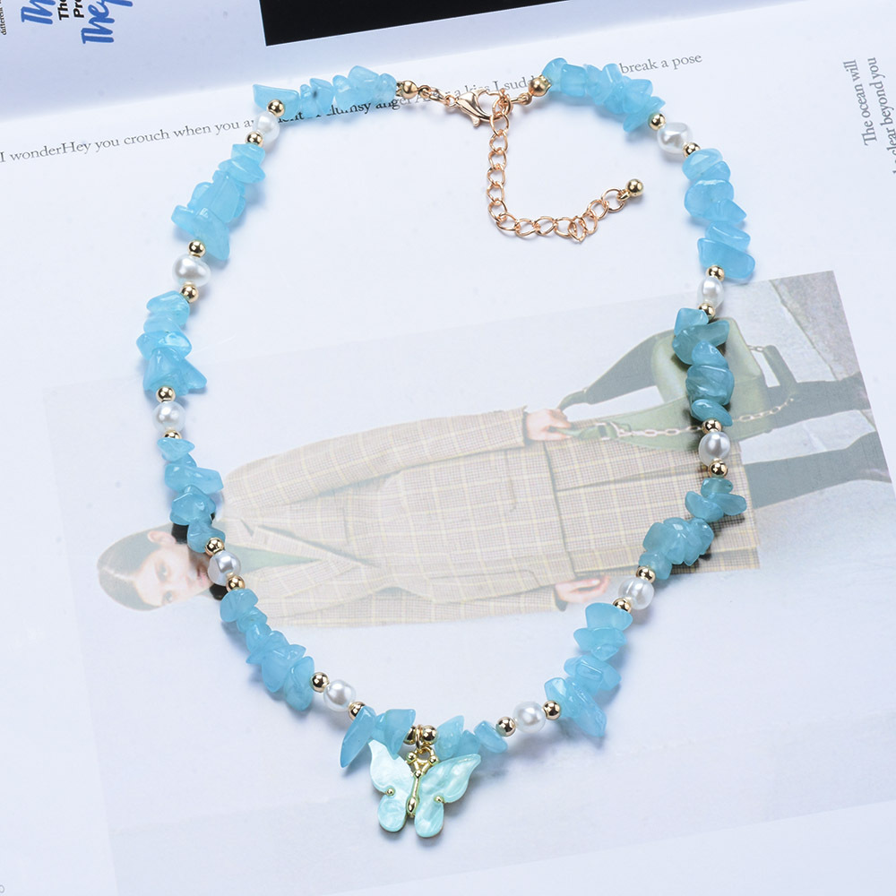 Fashion Butterfly Alloy Plating Necklace 1 Piece display picture 4