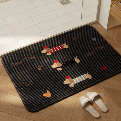 Water-Absorbent Anti-Splash Carpet, Sari Hemp Avtomobil döşəmə paspasları