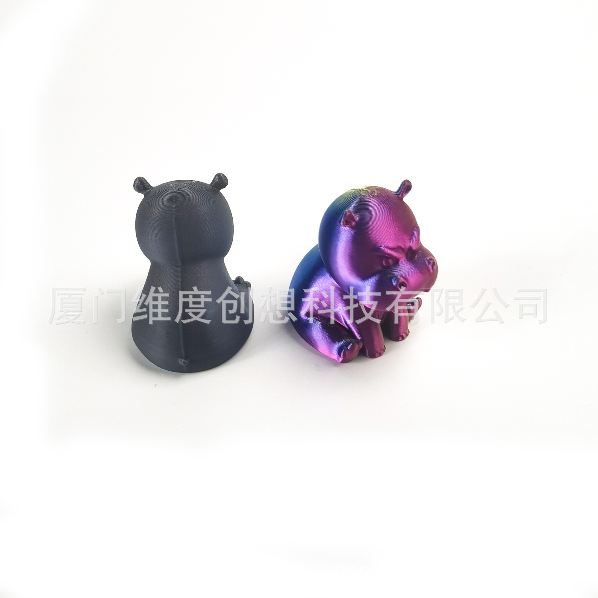 Nuevos juguetes impresos en 3D transfronterizos Angry little hippo Angry little hippo adornos