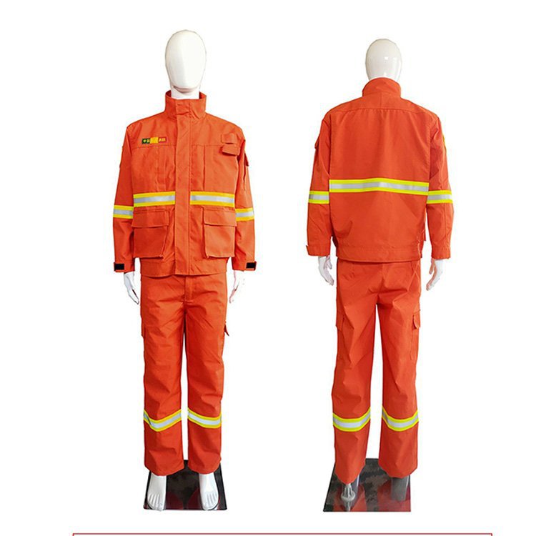 林区芳纶扑火服森防救援服带反光分体式防火服护林阻燃防高温防护