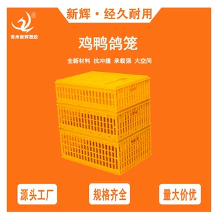 塑料鸡笼运输笼 家禽周转箱筐 通用鸡鸭鹅鸽笼子  兔笼养殖厂用笼