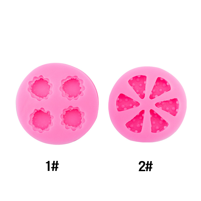 Simulación mini queso bloque de queso aromaterapia vela molde de yeso Ollie sándwich oblea galleta decoración de la torta del molde