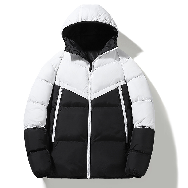 Comercio exterior transfronterizo nuevos hombres de invierno chaqueta acolchada de algodón para hombres marca de moda chaqueta deportiva abajo algodón engrosado cálido chaqueta acolchada de algodón hombres