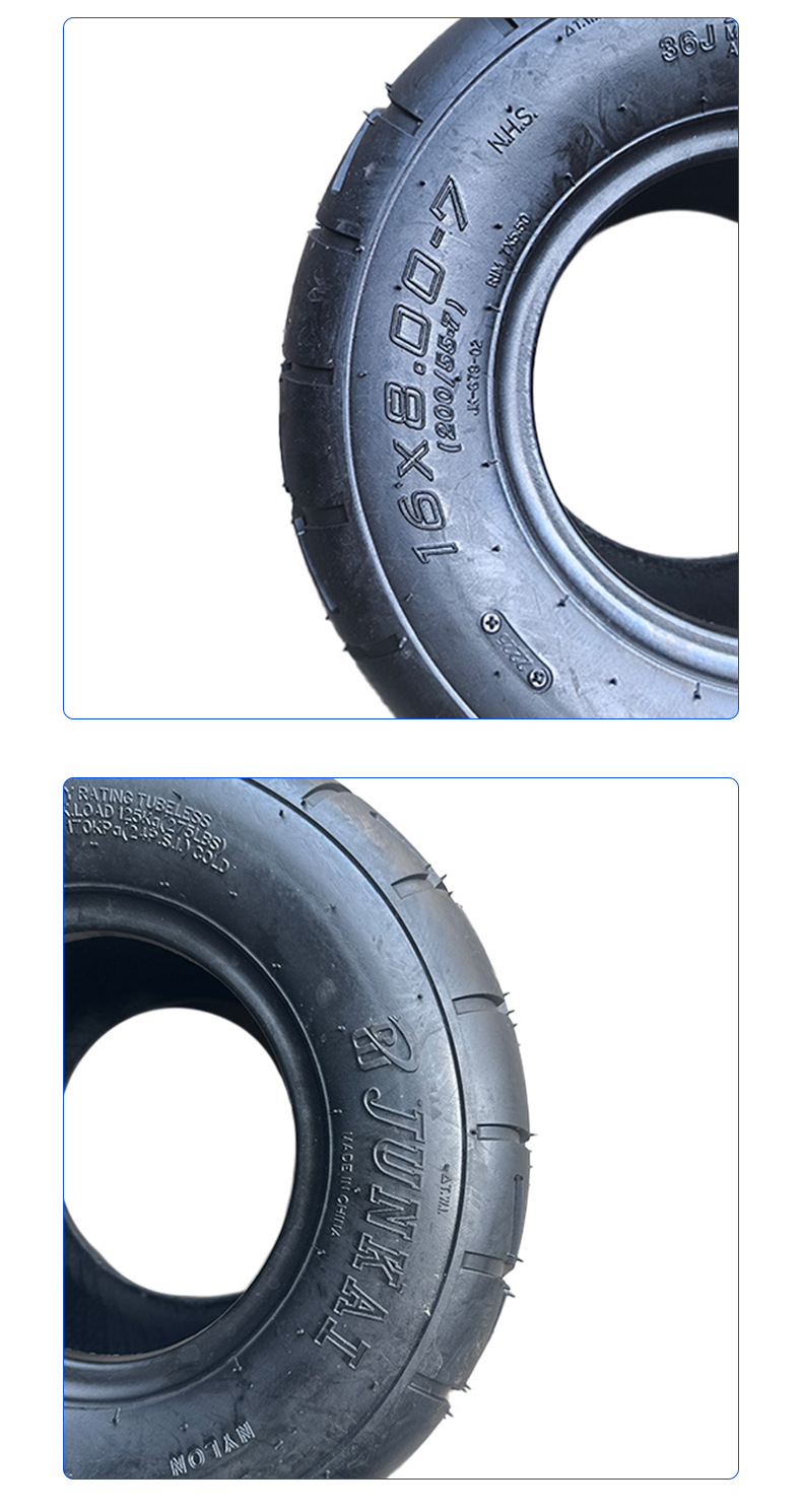 Atv Atv Accessories Road Tire 16*8-7 (200/55-7) Inch Off-Road Vehicle Kart Tire