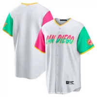 Священник 13 Белое городское издание фанатской бейсбольной футболки MLB baseball Machado Jersey
