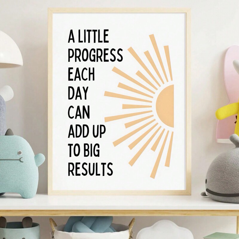 Kids Classroom Encouragement Poster Children Room Decor Mental Health Canvas Prints Motivational Office Decoration