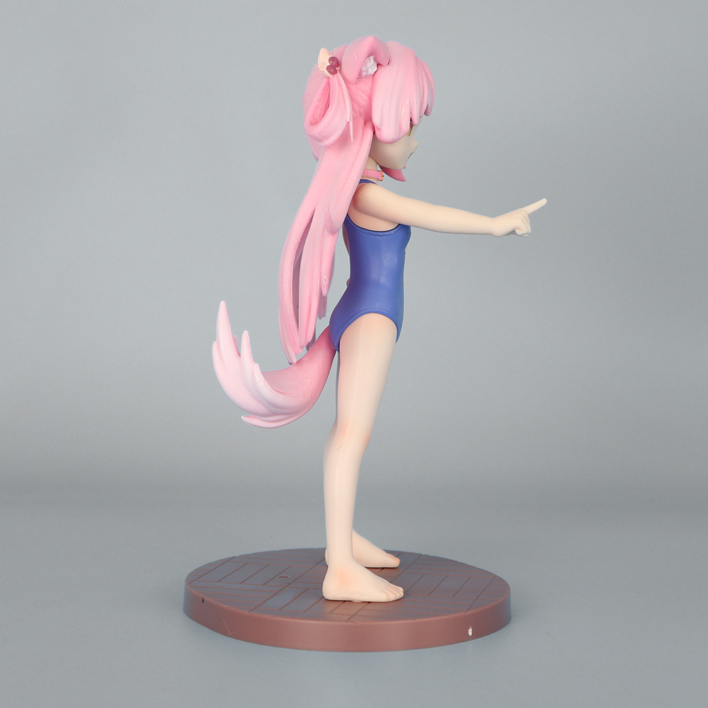 Starluo Pavilion Dream Sakura Dress-up Time Figur Katzenmädchen im Badeanzug Loli Statue für Anime-Fans Desktop-Deko Sammlerstück Feiertagsdekoration – Detail 5