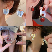 2026年新款轻奢高级感耳环s925银针流苏长款耳钉百搭气质耳饰批发