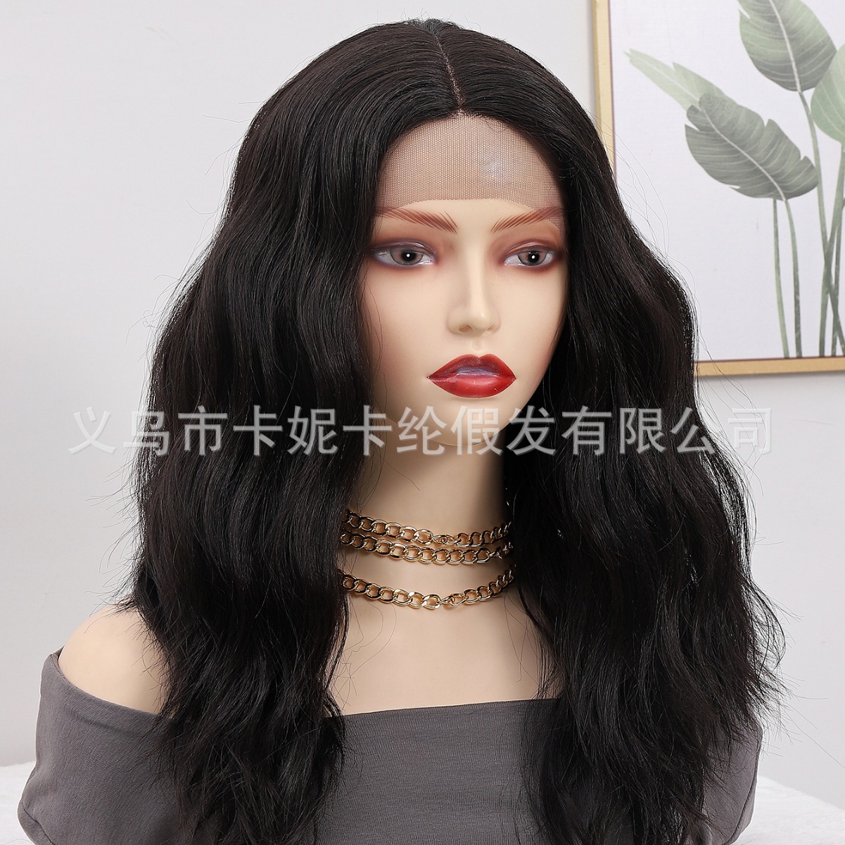 NEWLOOK nuevo cruzado europeo y americano corto mar de cabello de cabello humano de encaje real.