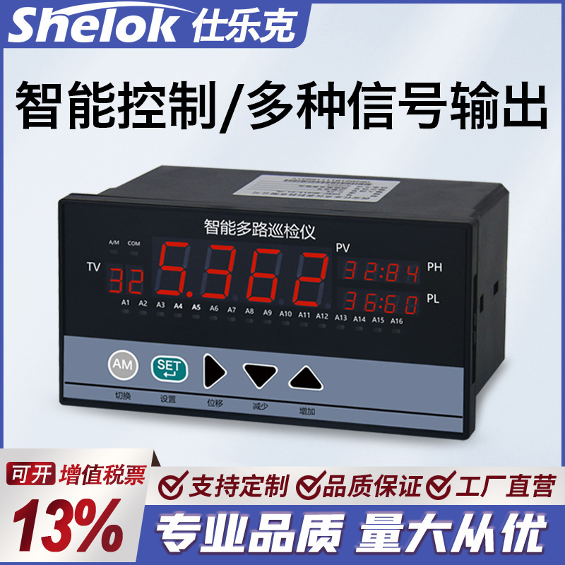 Intelligent Measurement and Control Instrument Single, Double and Multi-Loop Inspection Instrument Universal Input Secondary Meter Pressure Liquid Level Temperature Alarm