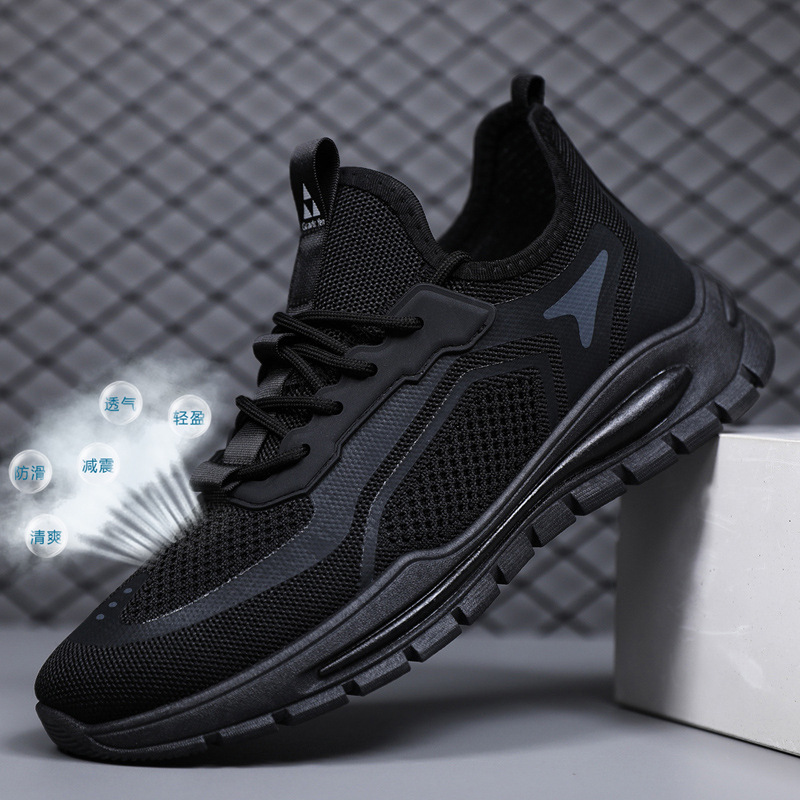 Zapatos deportivos transfronterizos de verano nuevos zapatos de hombre transpirables de malla de moda zapatos casuales cómodos estudiantes zapatos de carrera ligeros para hombres