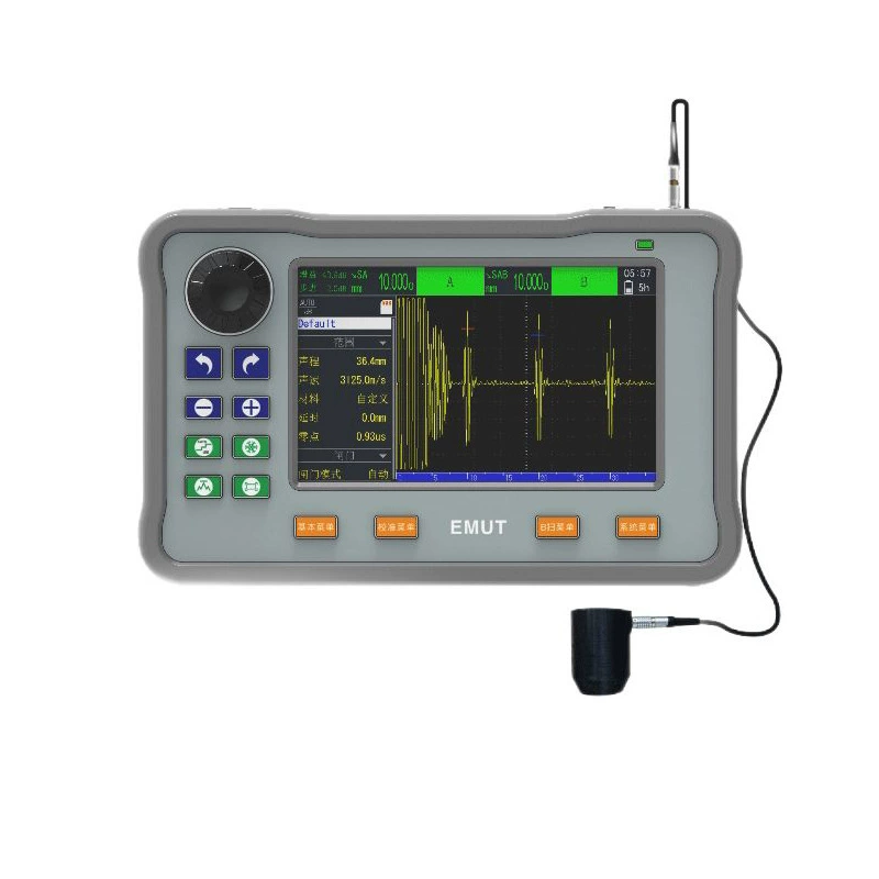 EMUT20 сплит электромагнитный ультразвуковой толщиномер 0,5 мм ~ Обнаружение покрытия 480mm без связующего агента