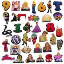 欧美歌手泰勒洞洞鞋鞋花鞋扣diy洞洞鞋配饰装饰扣现货批发