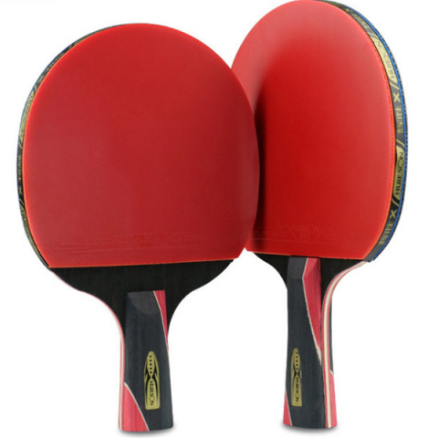 Genuine Five-Star Table Tennis Racket Single Pack Professional Training Competition Single Table Tennis Racket