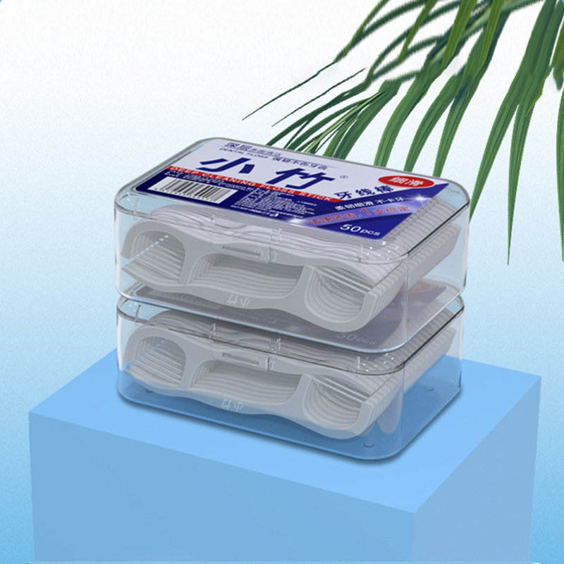 Xiaozhu Dental Floss Disposable Independently Packaged Dental Floss Box Portable Dental Floss Stick Toothpick Line Household Dental Floss Wholesale