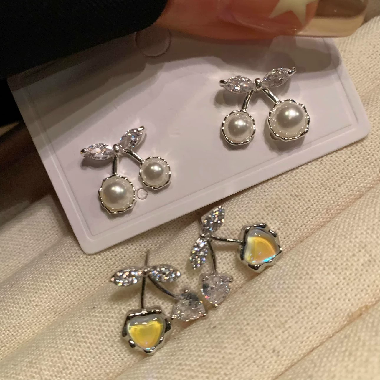 Серебристая игла, серьги, образец серебра 925, стиль легкой роскоши, западный стиль