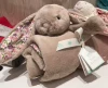 Floral Brown Bonnie Rabbit Blanket (Padol)