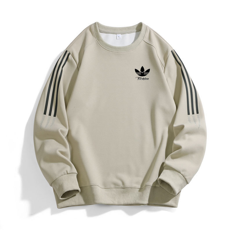 Spring and Autumn New Style Clover Fashion Brand Men's Sweatshirt, Loose Round Neck Long-Sleeve Sports Casual Pullover Versatile Top