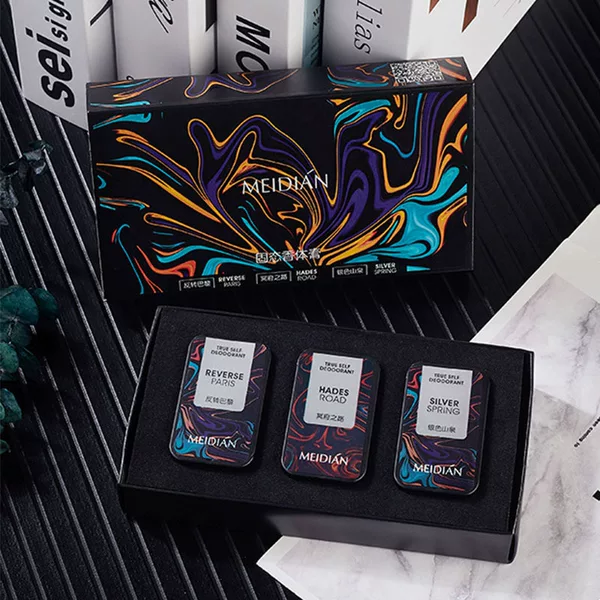 Median Solid Fragrance Cream Set Apply Fragrance Light Fragrance for Men and Women Fresh Portable Pocket Fragrance Set for Hair