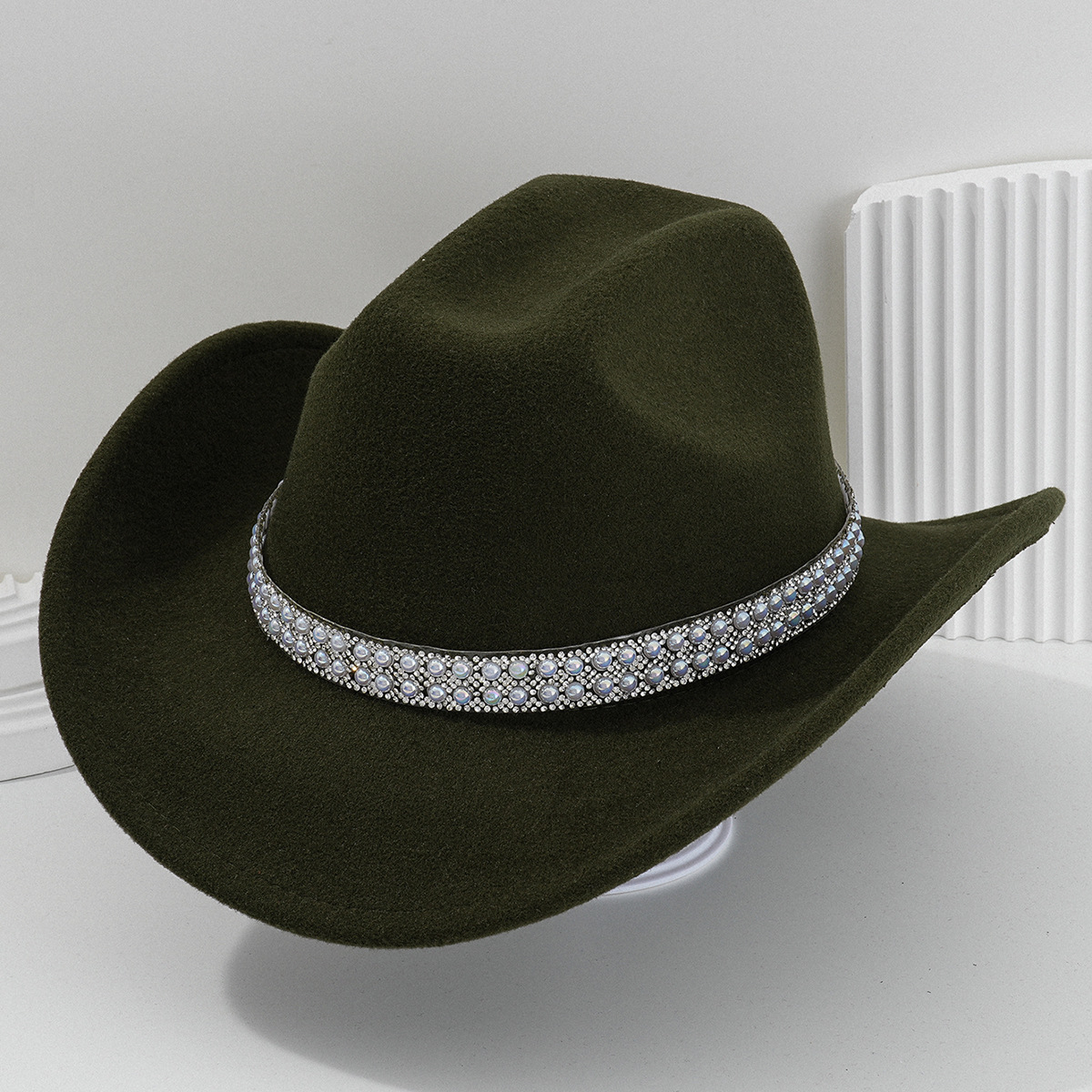 Sombrero de Vaquero para Novia de Poliéster Térmico para Bodas y Conciertos image 15