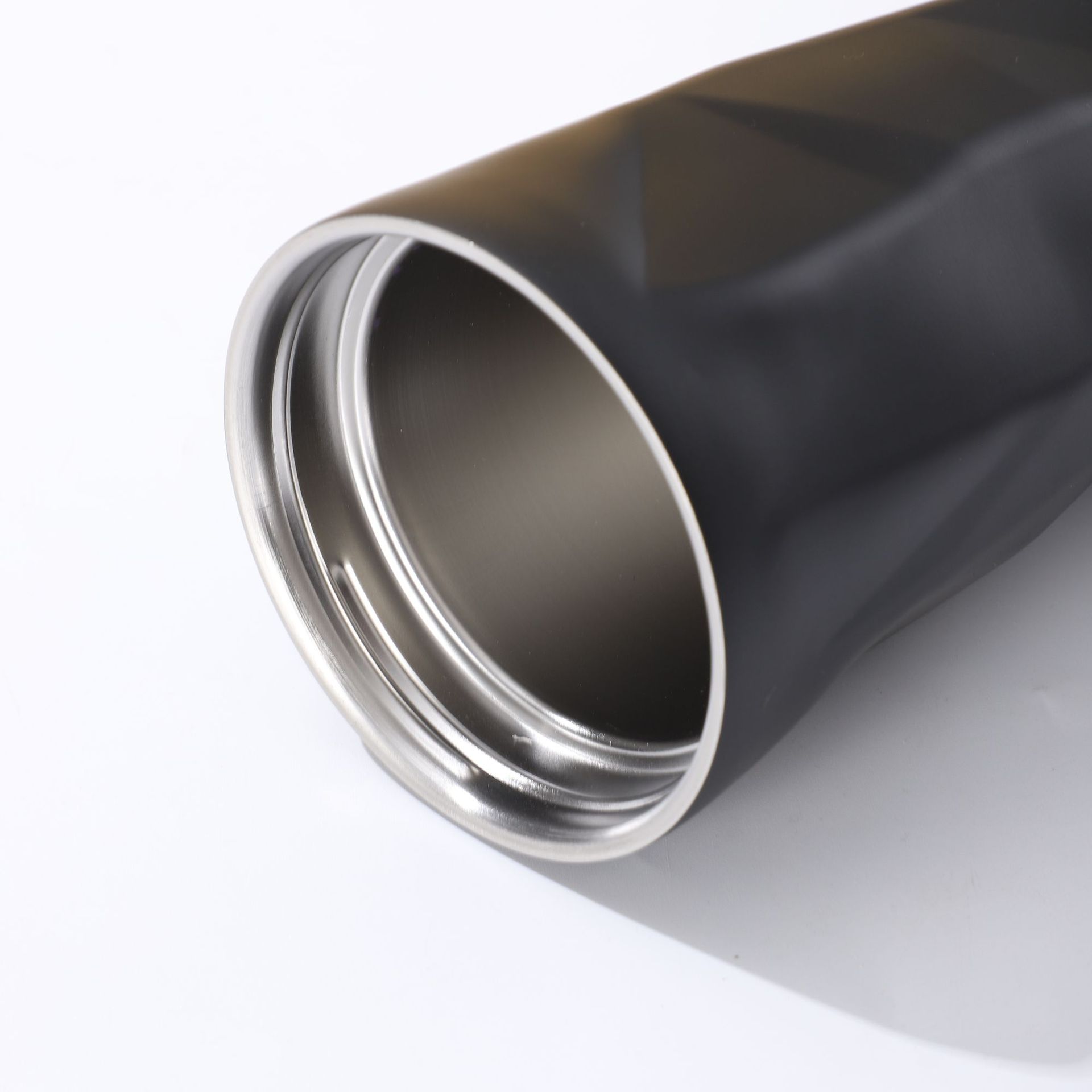 Irregular diamante Taza Del Coche 304 de acero inoxidable taza de vacío portátil simple paja taza de agua oficina taza de café