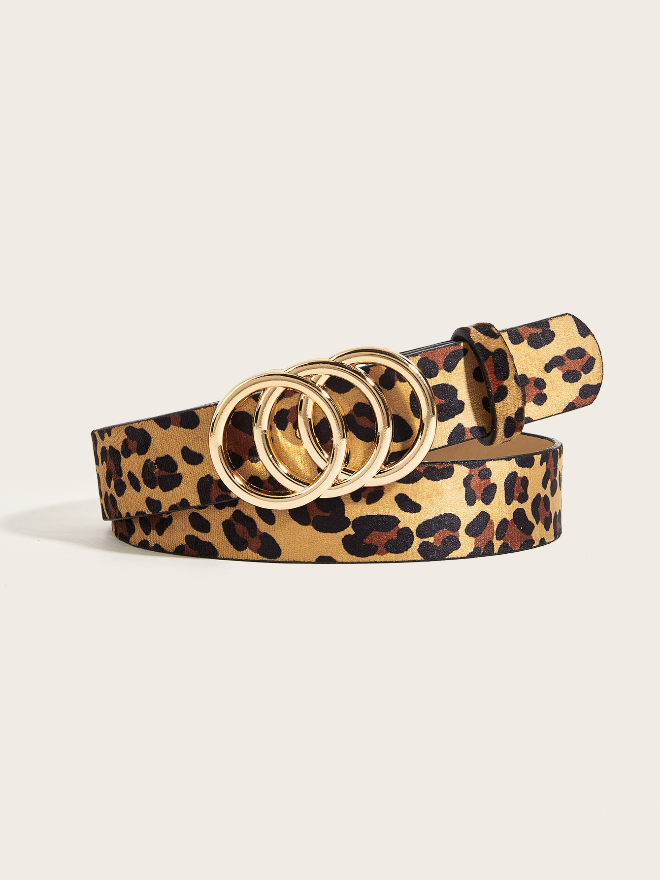 1 Piece Quantity Daily, Street Occasion Vintage Style Leopard Pu Leather Alloy Plating Women's Leather Belts