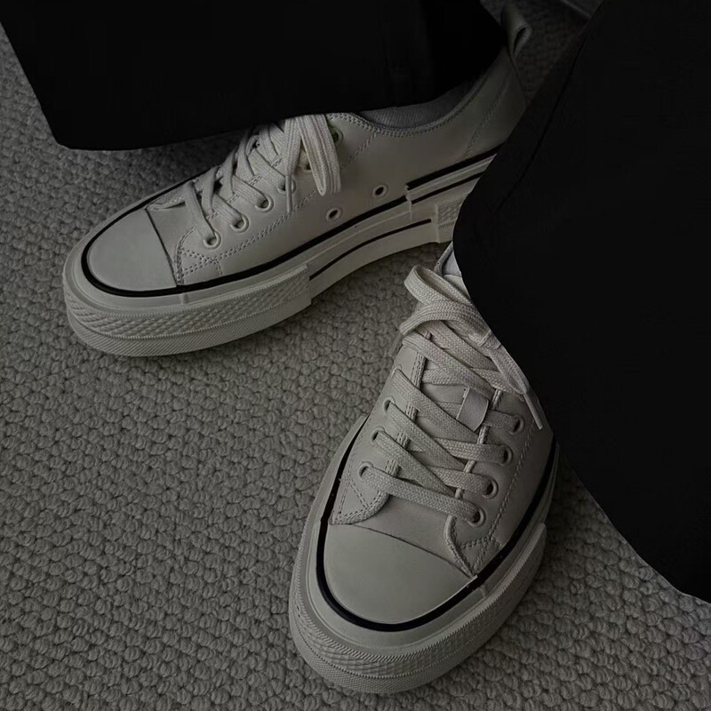 New Style Washed Genuine Leather Thick-Soled Height-Increasing 6mm White Sneakers for Men, Sports Casual Leather Shoes for Men New Style Washed Genuine Leather Thick-Soled Height-Increasing 6mm White Sneakers for Men, Sports Casual Leather Shoes for Men