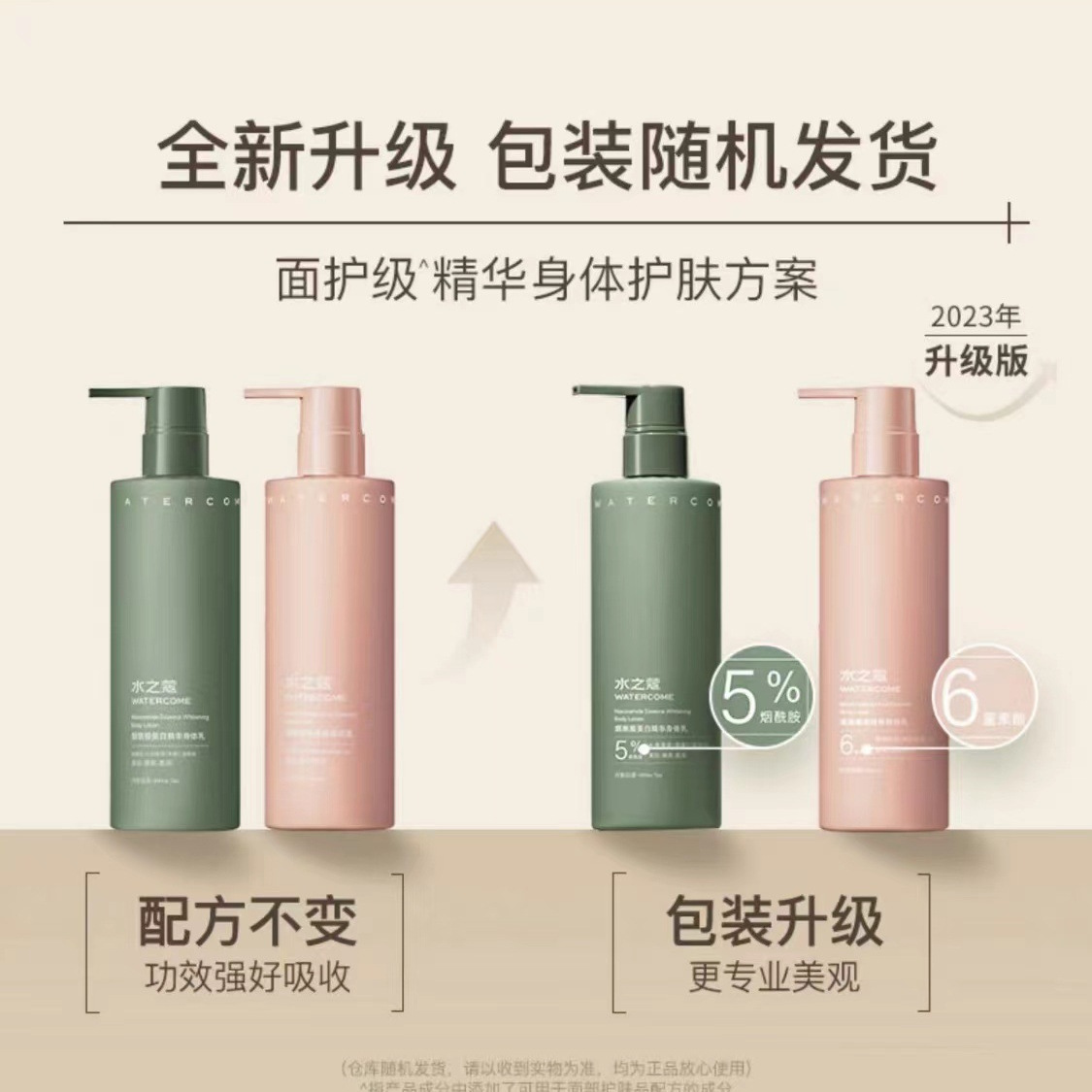 Aqua Kouille Whitening Body Lotion Moisturizing and Moisturizing Fruit Acid Niacinamide Whole Body Fragrance Long-lasting Refreshing Body Lotion