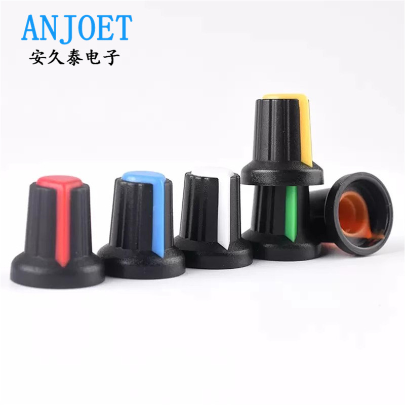 Ag2 Switch Hat Potentiometer Amplifier Knob Wh148 Knob Cap Plum Handle Plastic Abs Knob 15X17Mm