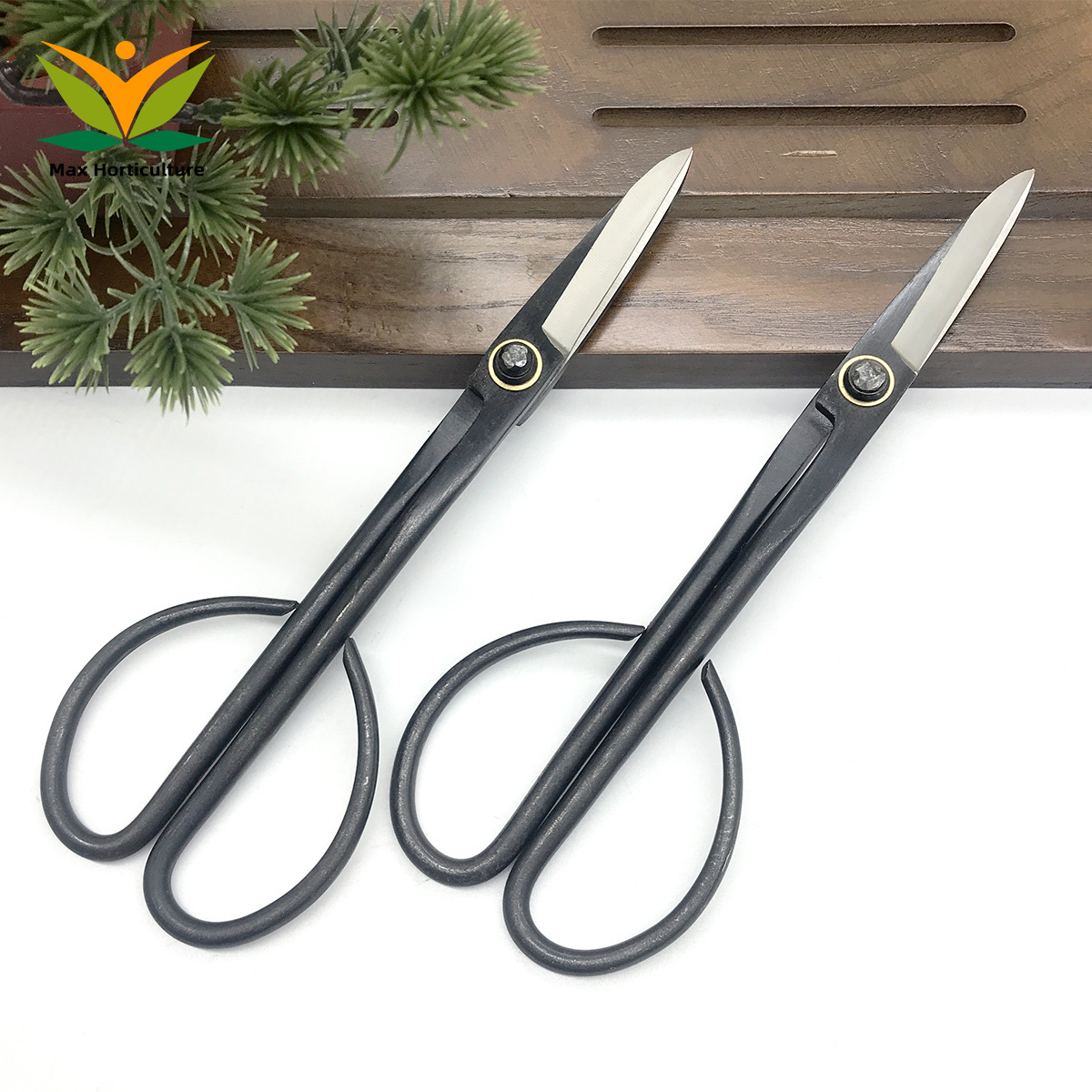 厂家批发园艺尖头剪刀  3007盆景 叶芽剪 树芽剪 园艺工具修枝剪