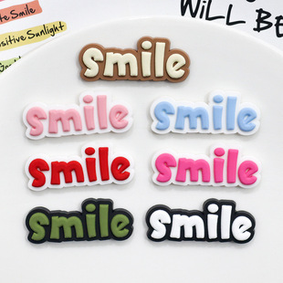 ��ɫ��ĸ΢Цsmileܛ�zPVC���DIY�Ʒ�^��֙C���b��N ����Ь��