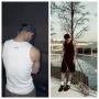 美式男生无袖新款背心