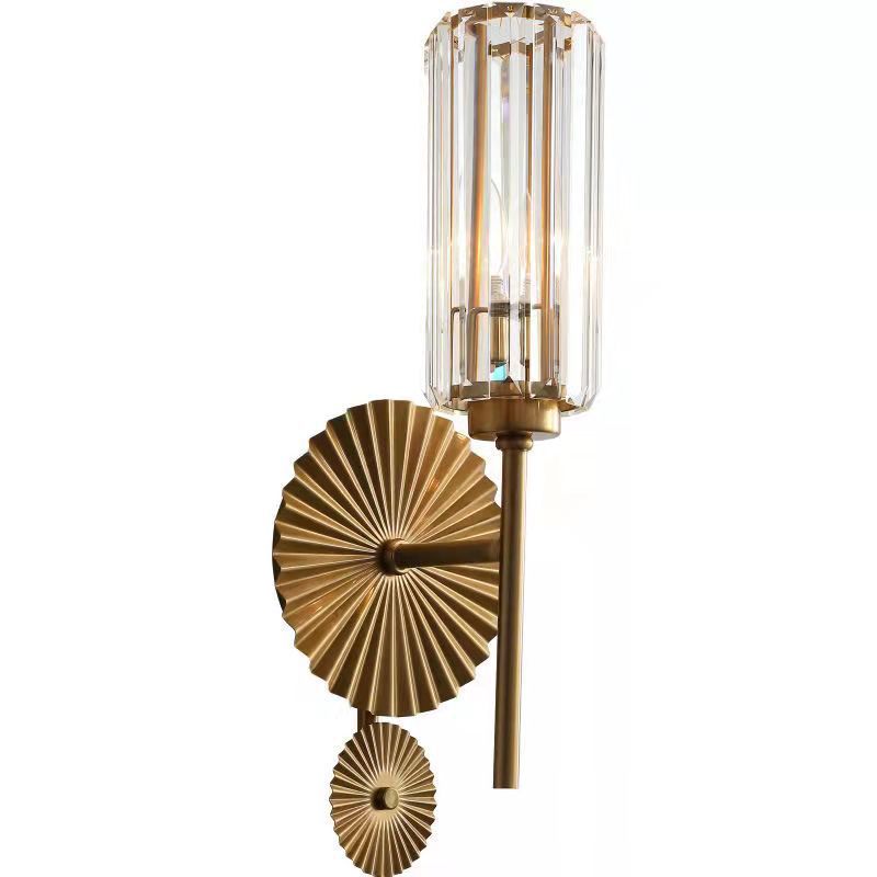 Pasillo de cristal de pared de fondo simple para lámpara de pared de dormitorio lámpara de cabeza de pasillo lámpara de pared de fondo lámpara de cabecera luz eléctrica transfronteriza