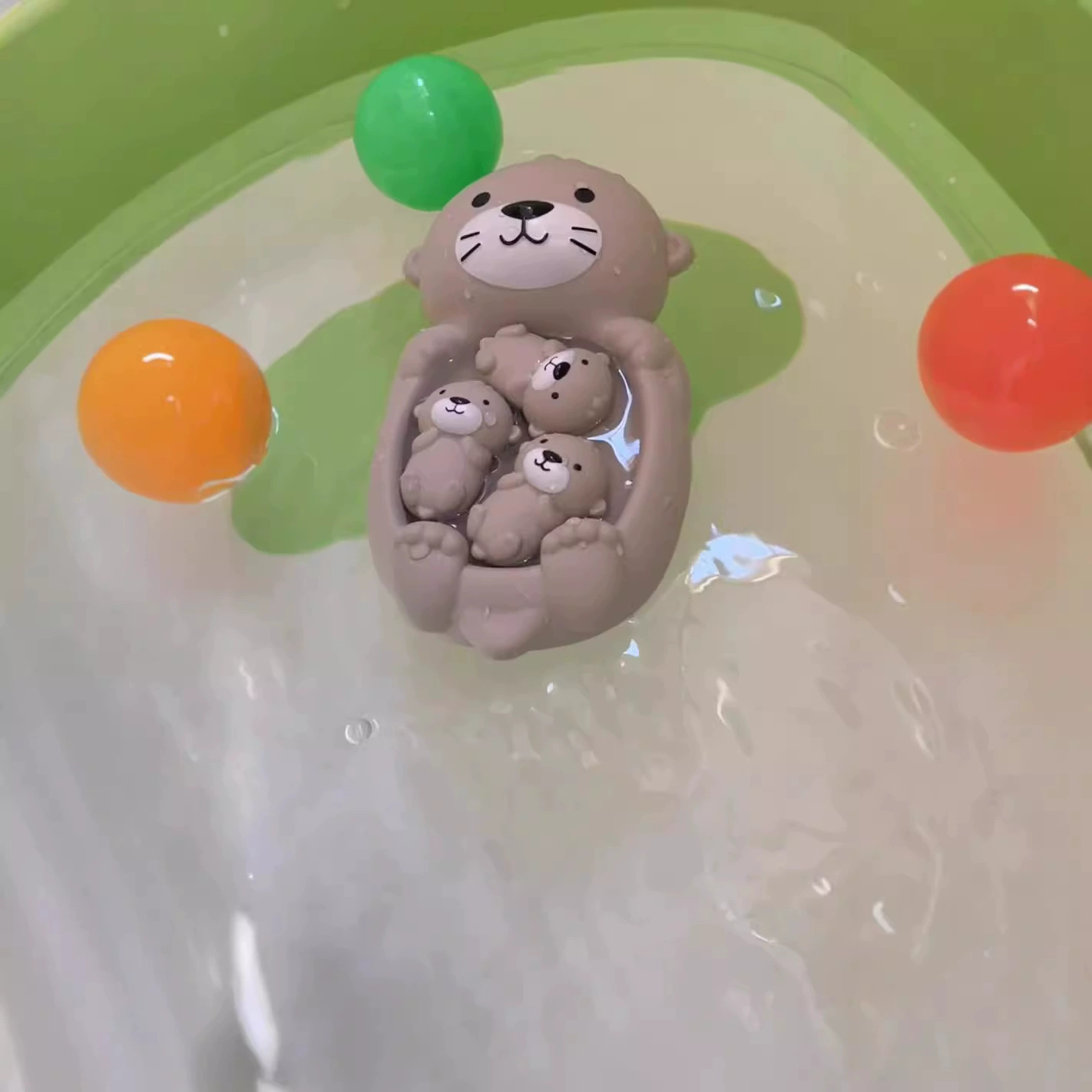 Игрушка для купания ребёнка, набор для ванной, выдра