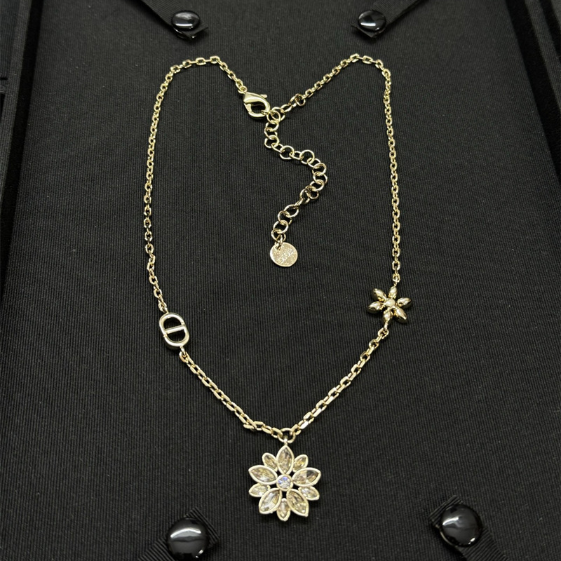 Gold-Tone Snowflake Floral Jewelry - main view