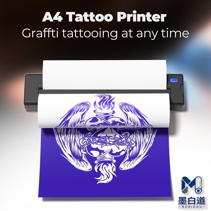 Thermal tattoo printer, A4 high-definition tattoo transfer printer, supports cross-border export and Spanish language, suitable for tattoo artists Thermal tattoo printer, A4 high-definition tattoo transfer printer, supports cross-border export and Spanish language, suitable for tattoo artists