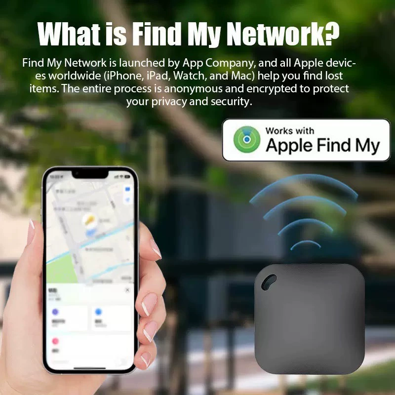 Анти-потеря устройства подходит для Apple и Android, универсальный глобальный локатор с двумя системами Google Findmy Android