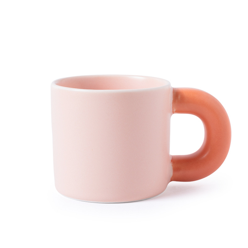 Hermoso mango de grasa taza de agua taza de regalo taza de agua taza de café taza de cerámica personalizada taza