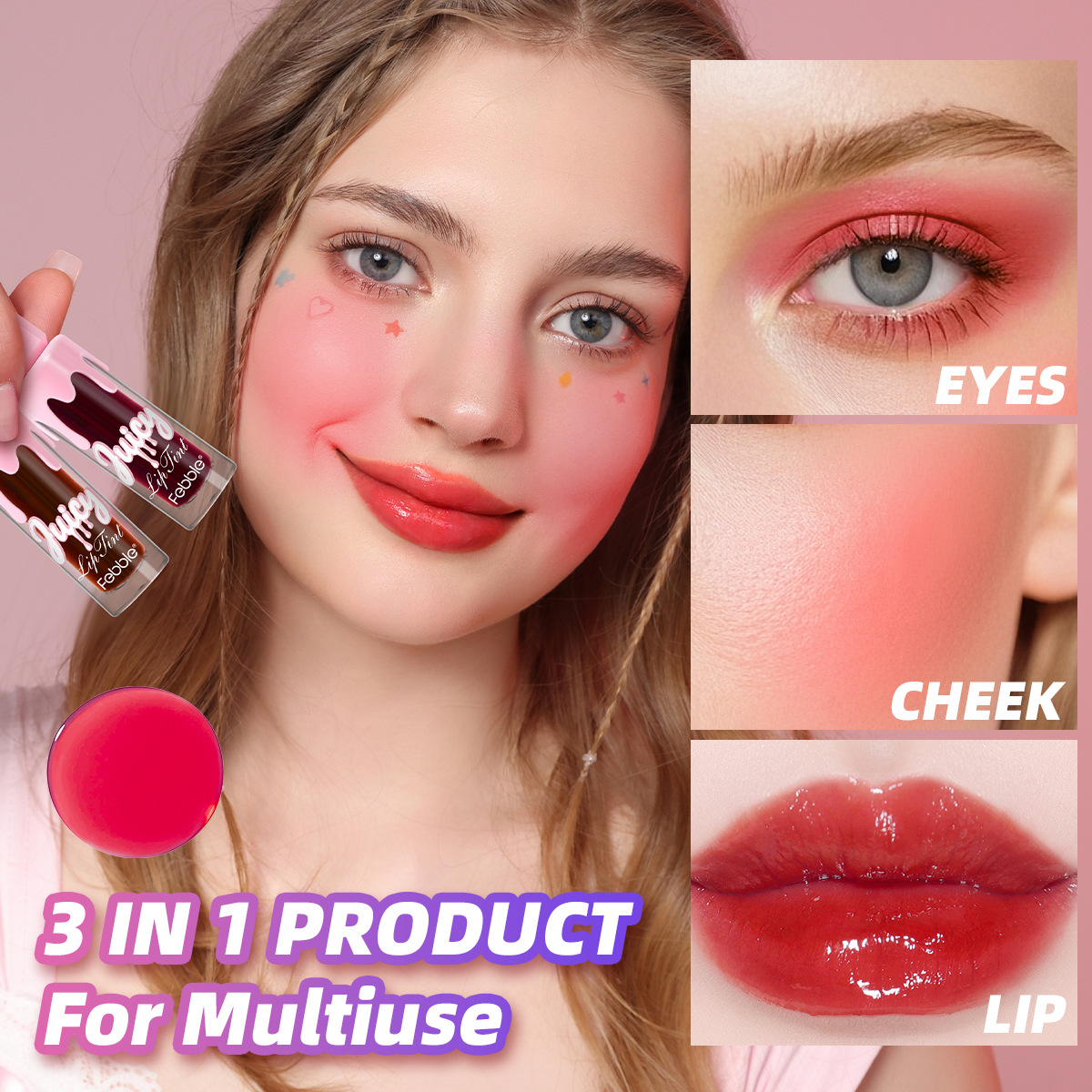 USHAS Europa y los Estados Unidos transfronterizos spot espejo agua brillo labial máscara labial impermeable a largo plazo color brillante LG2525F
