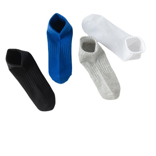 Zhuji white socks men's short socks summer cotton socks crew socks summer thin 100% cotton men's socks sweat-absorbent sports summer socks