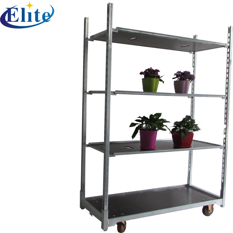 厂家荷兰花架车， 园艺工具架， 可移动可拆卸